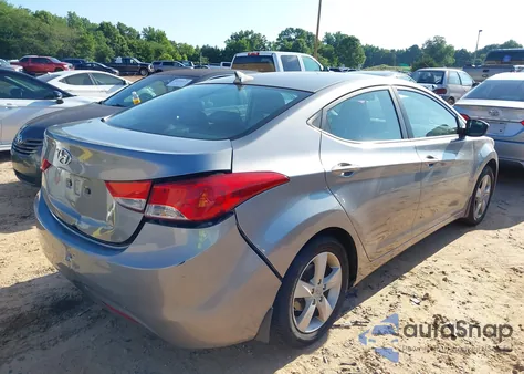 2013 Hyundai Elantra Gls from USA, damaged, VIN KMHDH4AE0DU933063